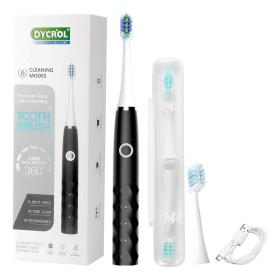 Brosse à dents électrique sonique 6 modes réglables avec 4 têtes – فرشاة أسنان